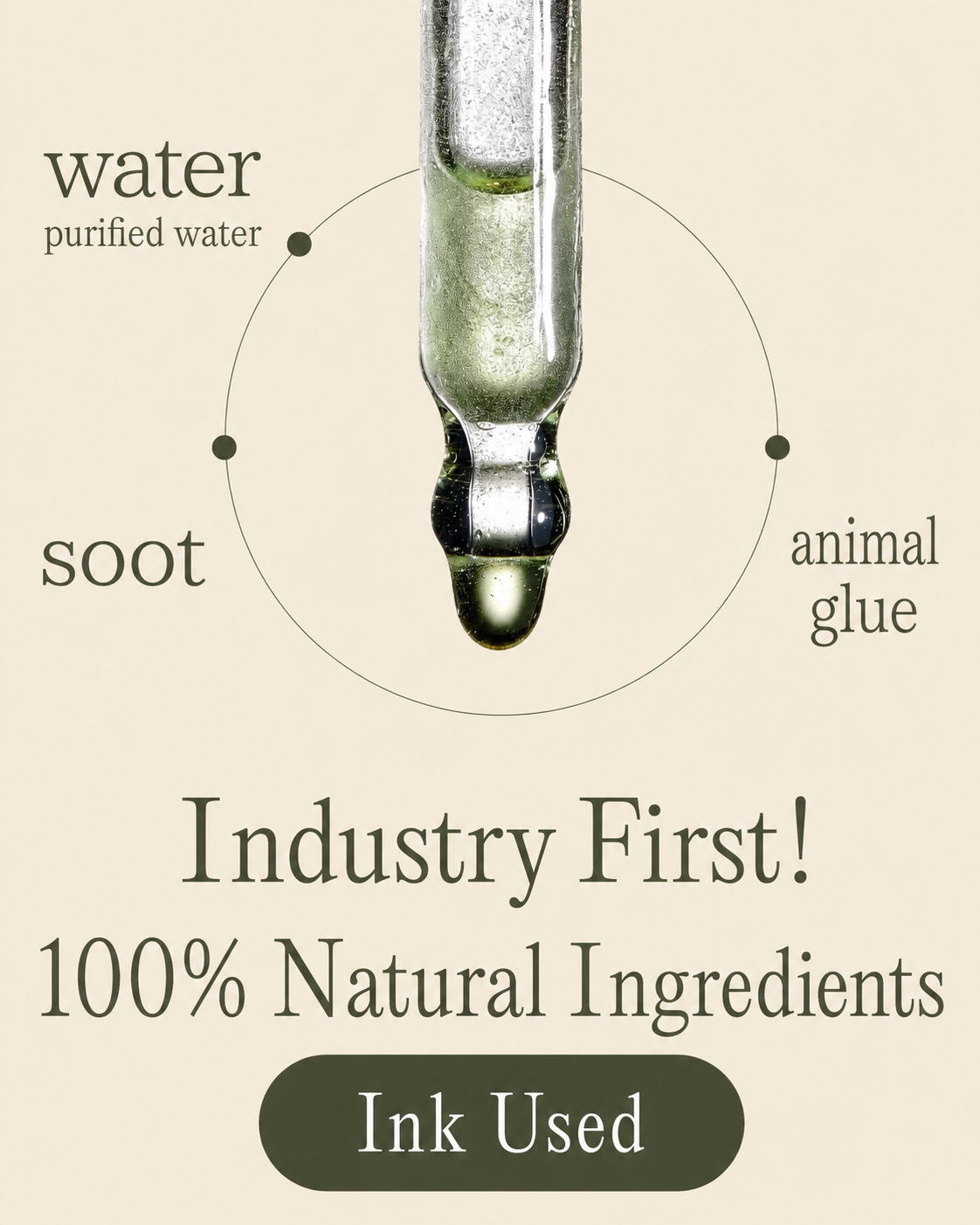 100% natural-ingredient ink